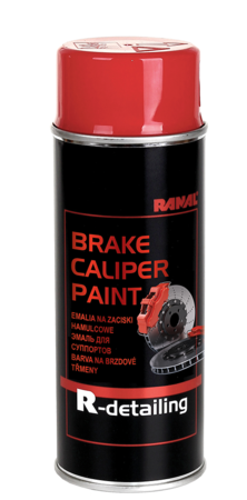 Brake caliper paint spray