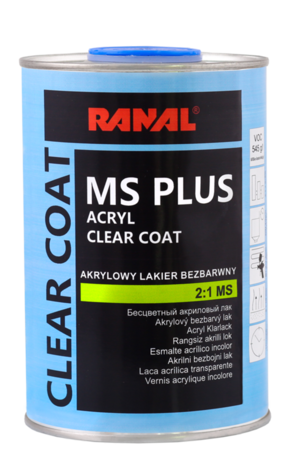 Acrylic clear coat CLAR LACK 2:1 MS PLUS