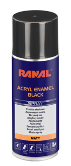 ACRYL ENAMEL BLACK MAT