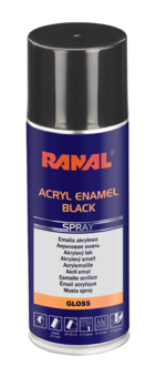 ACRYL ENAMEL BLACK GLOSS