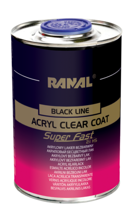 LAKIER AKRYLOWY 2:1 HS SUPER BLACK LINE