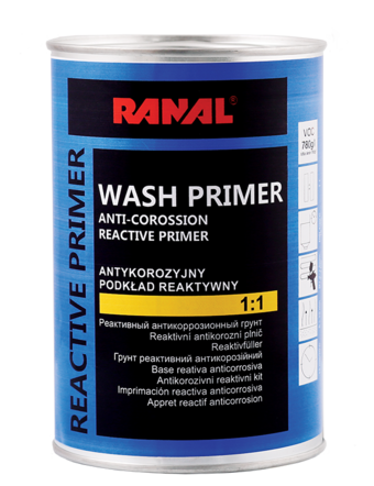 WASH PRIMER – РЕАКТИВНИЙ АНТИКОРОЗІЙНИЙ  ГРУНТ 1:1